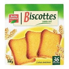 Crispbreads Unsalted Belle France 36 P. 18X300 Gr