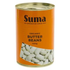 Suma Butter Beans - organic 12x400g